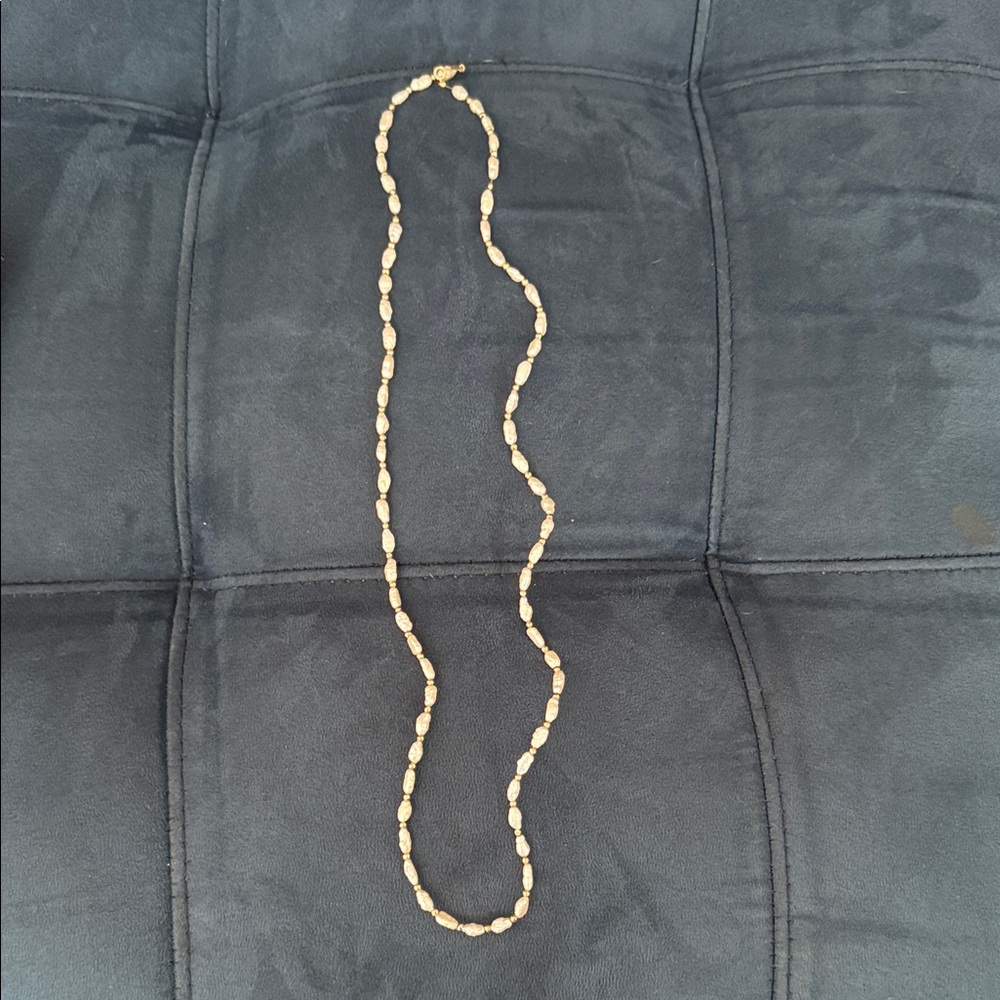 Elegant Gold Beaded Necklace